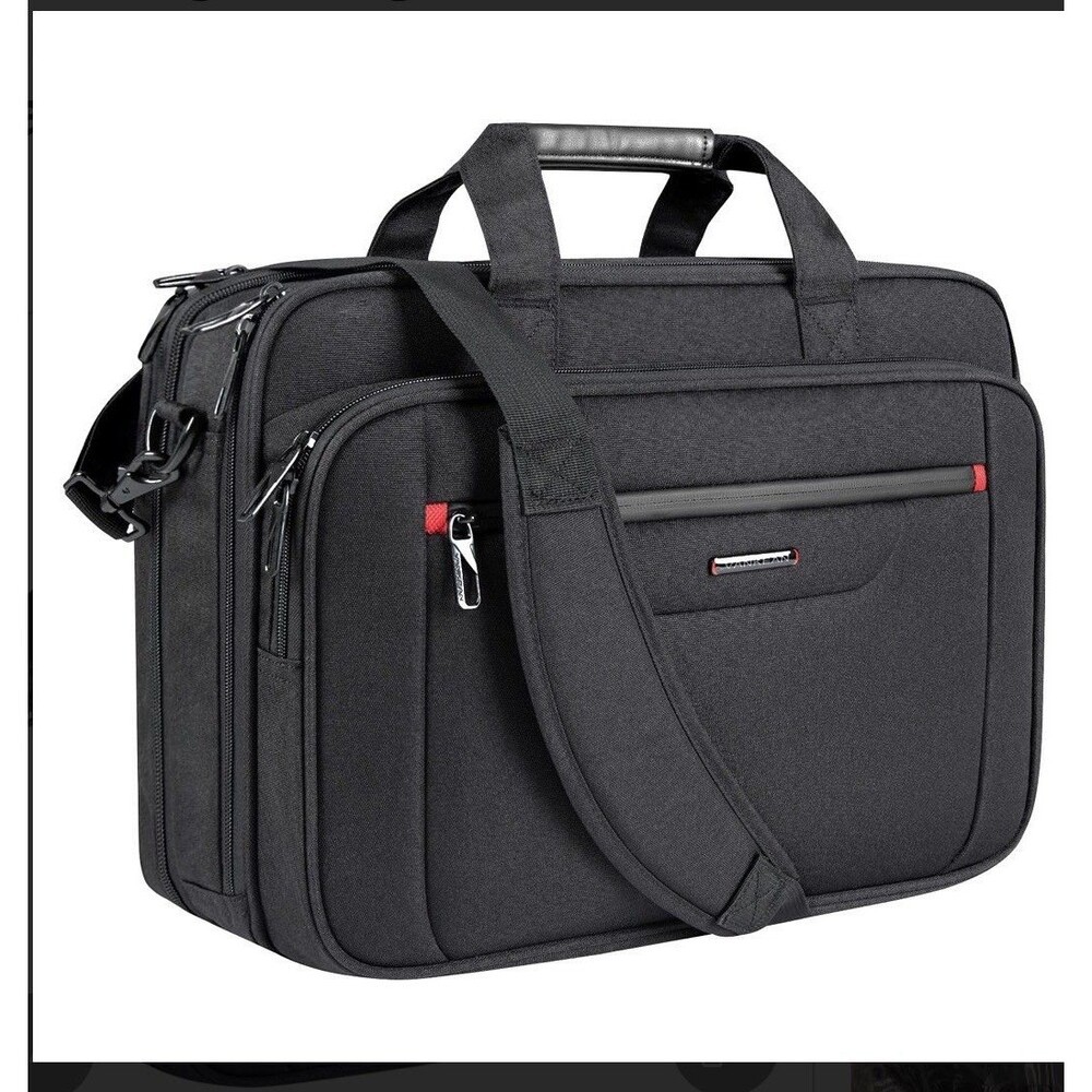 Laptop Briefcase Premium Laptop Case Fits up to 17.3 Inch Business Shoulder Bag